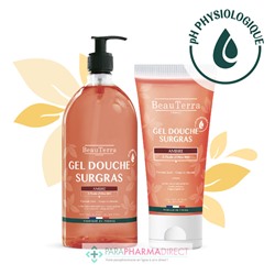 BeauTerra Gel Douche Surgras - Ambre 200 mL