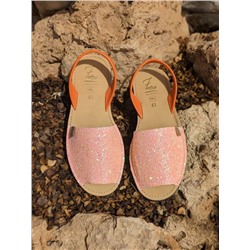 AB. Zapatos 320-5 buble+PELLE- TRESIS (500) naranja АКЦИЯ