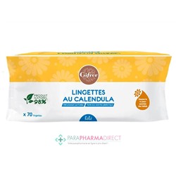 Gifrer Bébé Lingettes Nettoyantes au Calendula x70