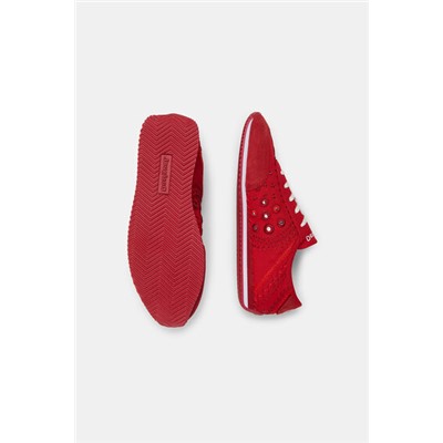 Zapatillas de piel bordadas