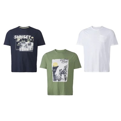 LIVERGY® Herren T-Shirt, leger geschnitten