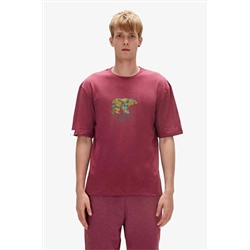 Bad Bear Re-fınger T-shırt Kırmızı Erkek T-shirt 23.01.07.007-c20 TYC00777630279