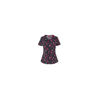 Dickies EDS Scrubs Love Is The Cure Print Top