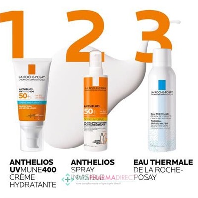 La Roche Posay Anthelios UVmune 400 - SPF50+ - Crème Hydratante - Avec Parfum 50ml