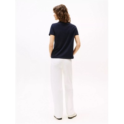 Embroidered Tommy Logo T-Shirt