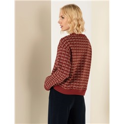 Bordo Crop Top Sweatshirt