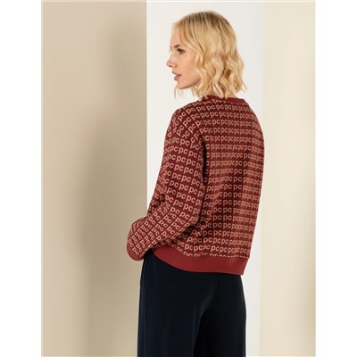 Bordo Crop Top Sweatshirt