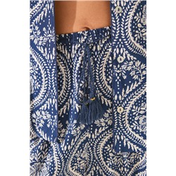 Pijama camisero Capri estampado allover