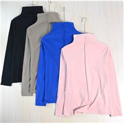 Футболка с высоким воротом и длинными рукавами