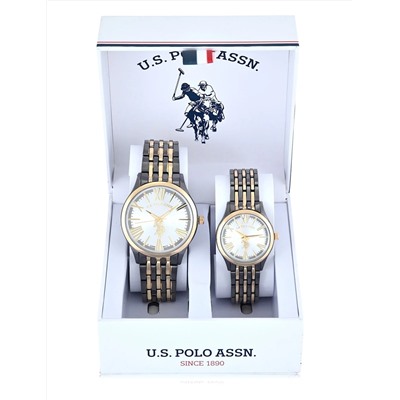HIS AND HERS TWO TONE WATCH SET