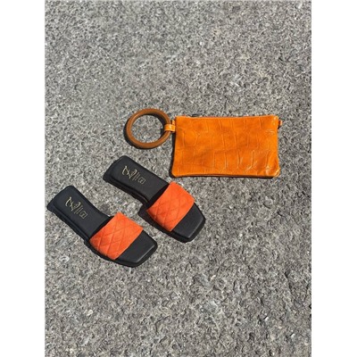 Ab.Zapatos 3420 mandarina+Pelle PULSERA NARANJA АКЦИЯ