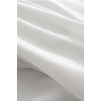 Manon King Size Plus %100 Pamuk Ranforce Lastikli Çarşaf - Beyaz