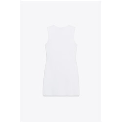 SHORT KNIT BUTTON DRESS