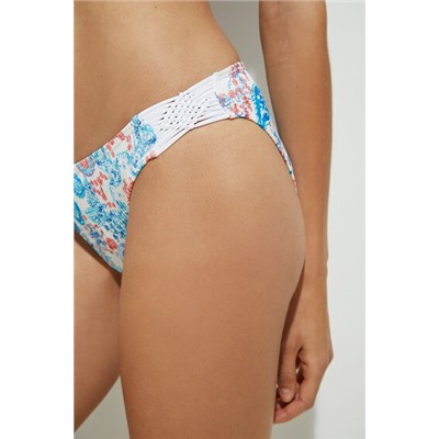Braguita estampada plisada