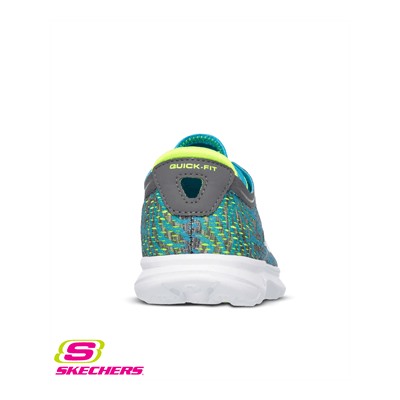 Skechers GO Step Watermark Gray/Blue Athletic Shoe