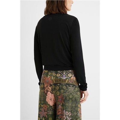 Camiseta cupro nudo