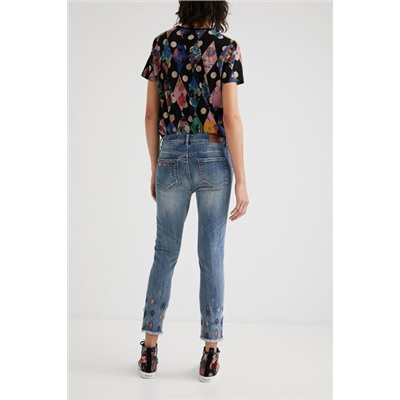Pantalón vaquero skinny tobillero