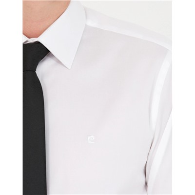 Beyaz Slim Fit Uzun Kollu Basic Gömlek