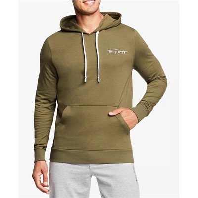 TH MODERN ESSENTIALS Tommy Hilfiger Men's Modern Essentials Brushed Back Fleece Lounge Hoodie
