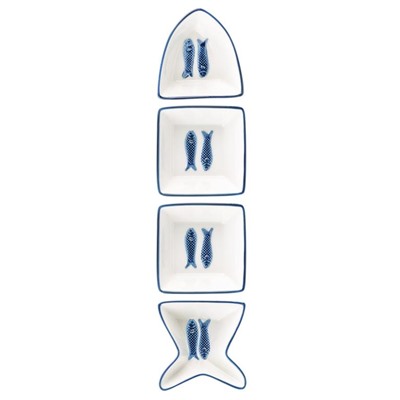 Marine 4 Parça Sunum Tabağı