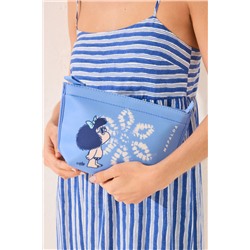 Neceser pequeño Mafalda azul