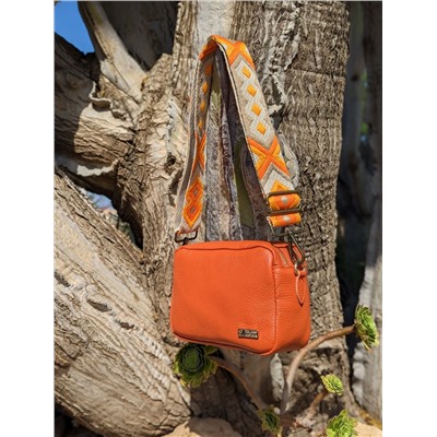 Pelle 21-20 (370) naranja - CINTURON BOLSOS (150)-6 (19) АКЦИЯ