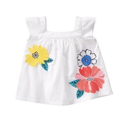 Flower Smock Top