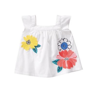 Flower Smock Top