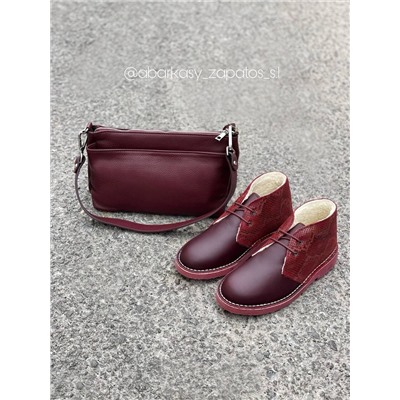 Ab. Zapatos 4525 Burdeos+Ab.Zapatos PELLE Mia (720) АКЦИЯ