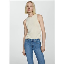 Jeans flare tiro medio