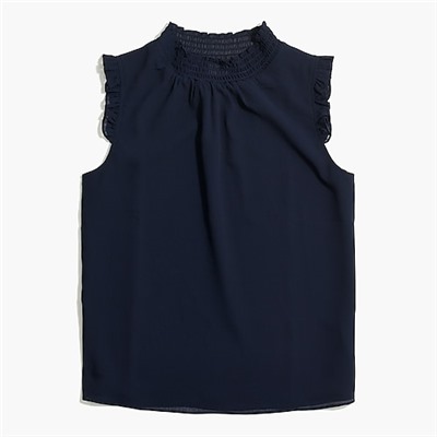 Mockneck tank top