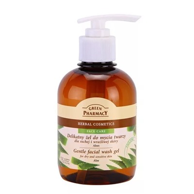 Гель для гигиены лица с алоэ вера Greenpharmacy 270 мл