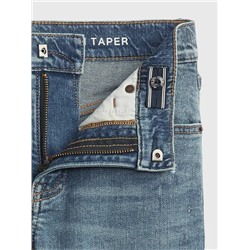 Kids Slim Taper Jeans with Washwell