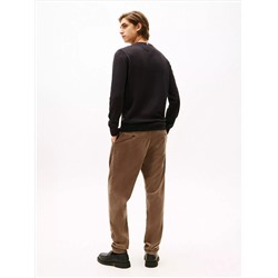 Solid Logo V-Neck Sweater