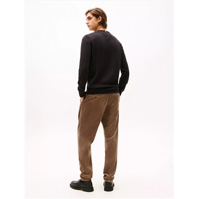 Solid Logo V-Neck Sweater