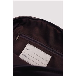 Neceser casual efecto piel marrón