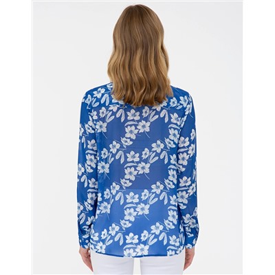 Saks Comfort Fit Desenli Uzun Kollu Gömlek