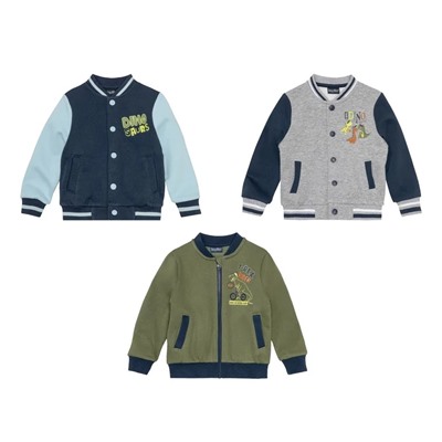 lupilu® Kleinkinder Jungen Collegejacke mit Print auf der Brust