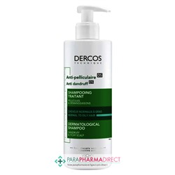 Vichy Dercos Shampoing Anti-Pelliculaire Cheveux Secs 390ml