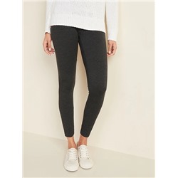 Mid-Rise Jersey Leggings for Women