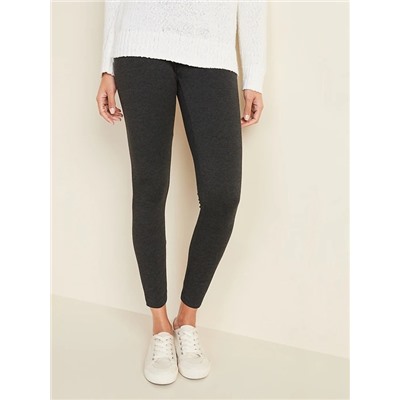 Mid-Rise Jersey Leggings for Women