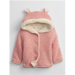 Baby Bear Sherpa-Lined Hoodie