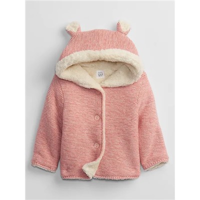 Baby Bear Sherpa-Lined Hoodie