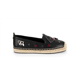 KARL LAGERFELD PARIS Malvie Logo Embellished Espadrilles
