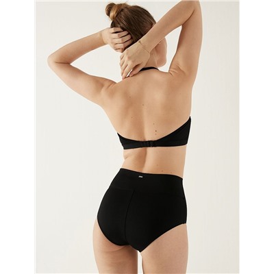 PINK SWIM HIGH WAIST SHORTIE