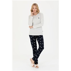 Kadın Lacivert Pijama Takımı