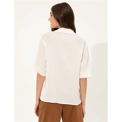 Bej Comfort Fit Bluz
