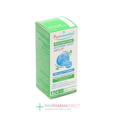 Puressentiel Respiratoire Acti Pure Sirop Enfant 125ml