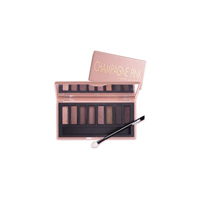 Палетка теней Champagne Pink с маслами авокадо и макадамии от Mistine / Mistine Champagne Pink Complete Eye Palette