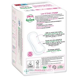 Love&Green Serviettes Maxi Hypoallergéniques - Révolution - Maxi Normal x16